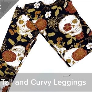 LulaRoe Skull Leggings